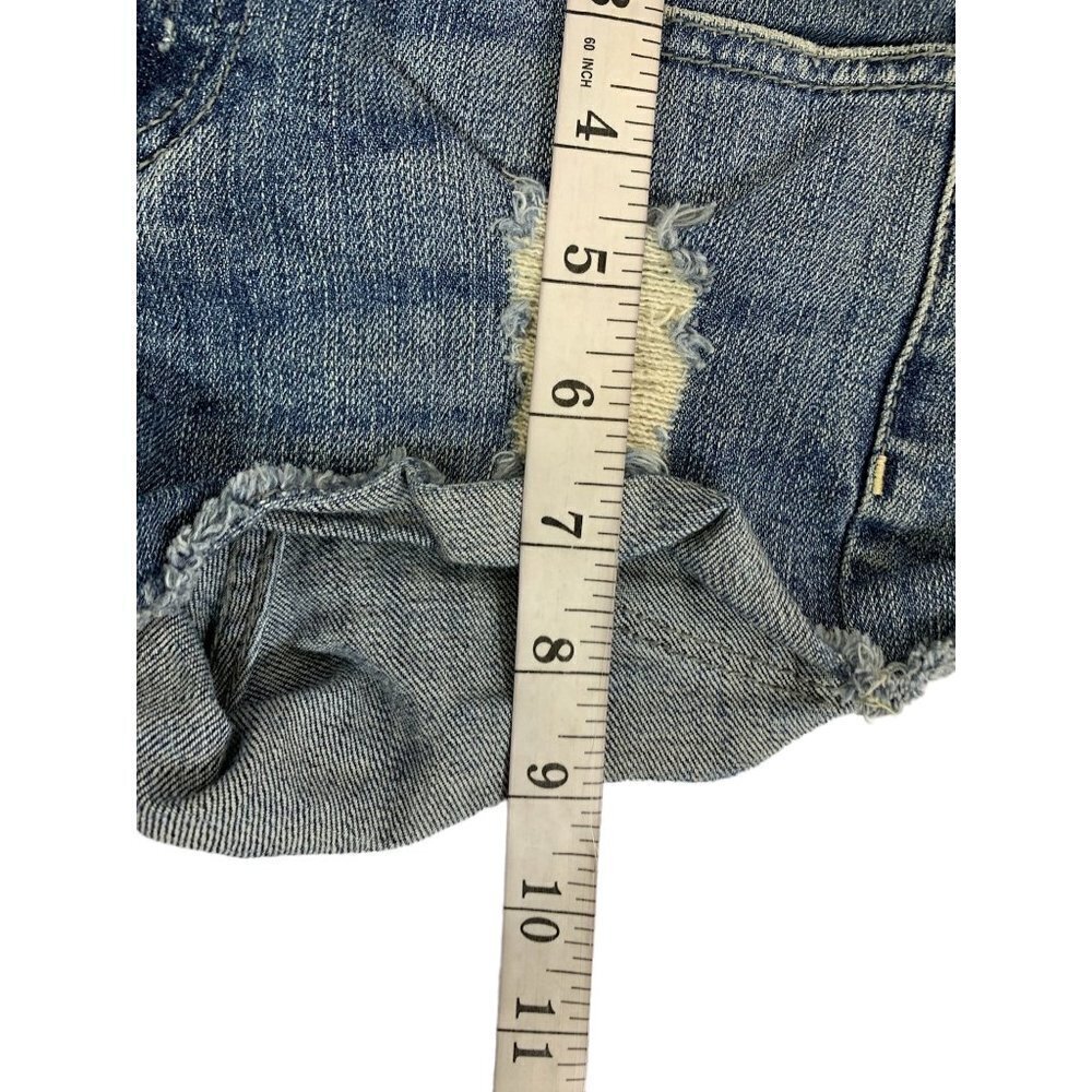 2.1 Denim Women's Jean Shorty Shorts - Picture 5 of 5